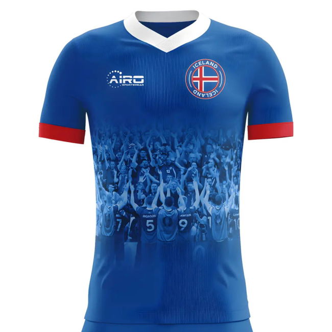 2025-2026 Iceland Supporters Home Concept Football Shirt - Baby