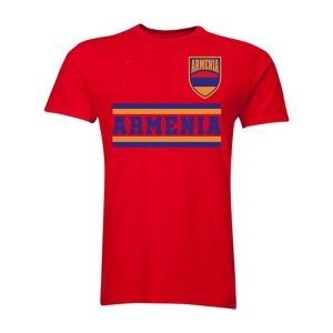 Armenia Core Football Country T-Shirt (Red)