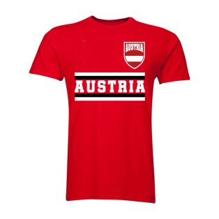 Austria Core Football Country T-Shirt (Red)