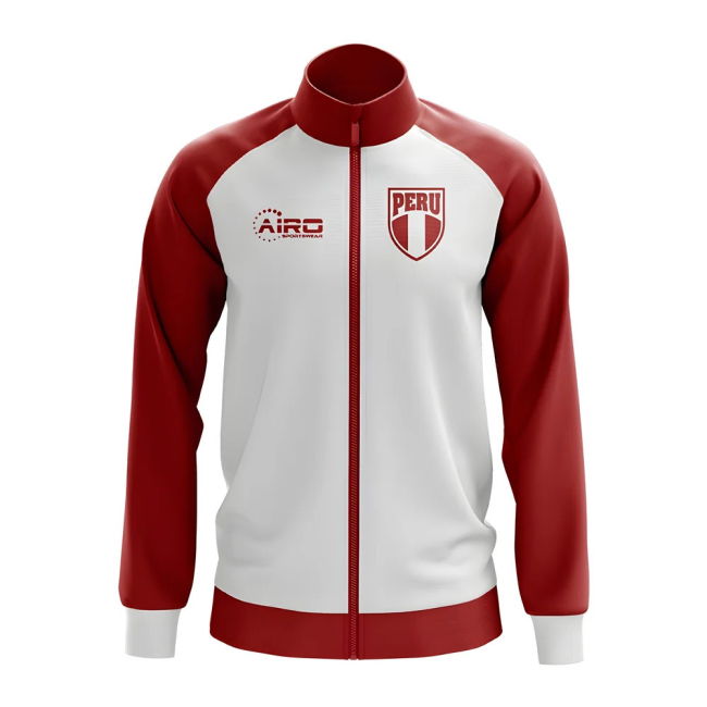 Peru Concept Football Track Jacket (White) - Kids