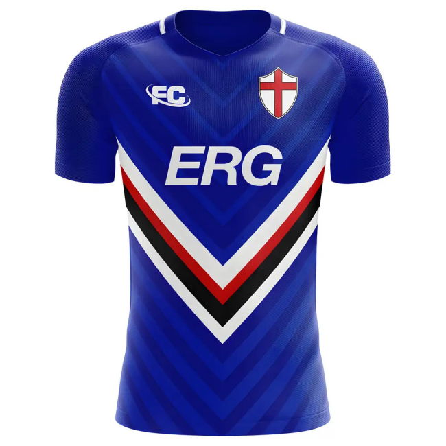 2018-2019 Sampdoria Fans Culture Home Concept Shirt - Womens