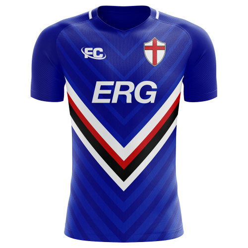 2018-2019 Sampdoria Fans Culture Home Concept Shirt (Kids)