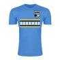 Bahamas Core Football Country T-Shirt (Sky)