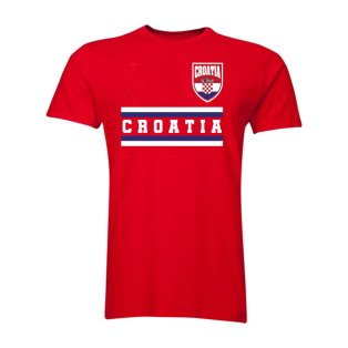 Croatia Core Football Country T-Shirt (Red)