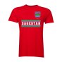 Dagestan Core Football Country T-Shirt (Red)