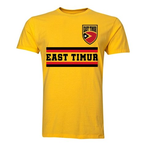East Timur Core Football Country T-Shirt (Yellow)