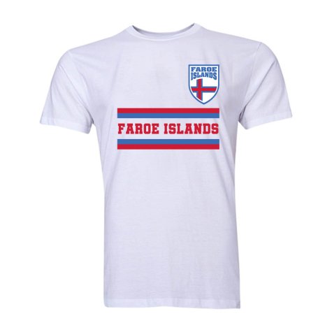 Faroe Islands Core Football Country T-Shirt (White)