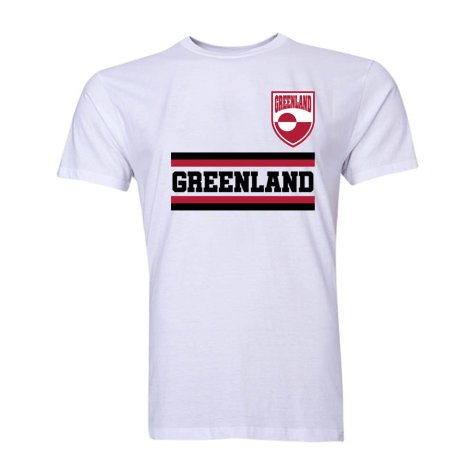 Greenland Core Football Country T-Shirt (White)