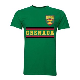 Grenada Core Football Country T-Shirt (Green)