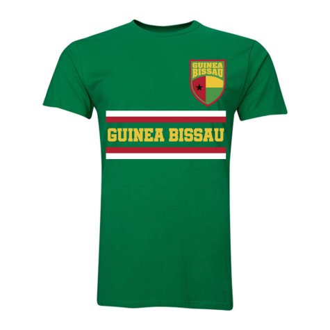 Guinea Bissau Core Football Country T-Shirt (Green)