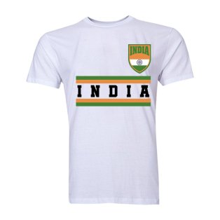 India Core Football Country T-Shirt (White)