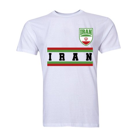 Iran Core Football Country T-Shirt (White)