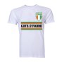 Ivory Coast Core Football Country T-Shirt (White)