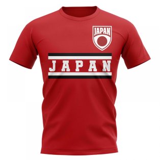 Japan Core Football Country T-Shirt (Red)