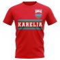 Karelia Core Football Country T-Shirt (Red)