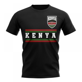 Kenya Core Football Country T-Shirt (Black)