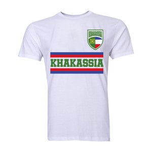 Khakassia Core Football Country T-Shirt (White)