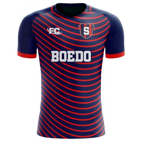 2018-2019 San Lorenzo Fans Culture Home Concept Shirt - Baby