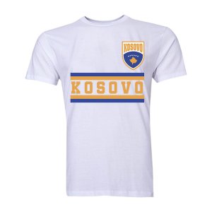 Kosovo Core Football Country T-Shirt (White)