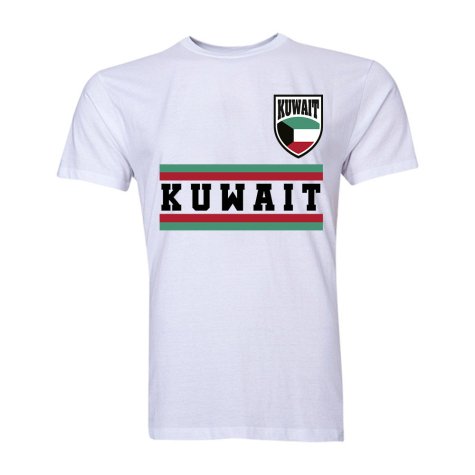 Kuwait Core Football Country T-Shirt (White)