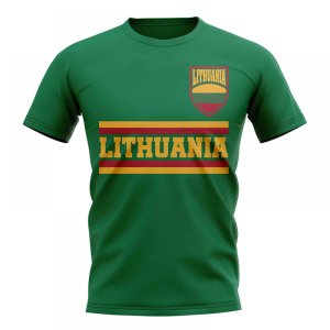 Lithuania Core Football Country T-Shirt (Green)