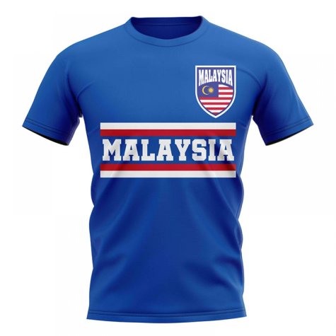 Malaysia Core Football Country T-Shirt (Blue)