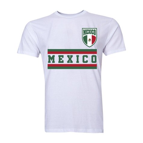 Mexico Core Football Country T-Shirt (White)