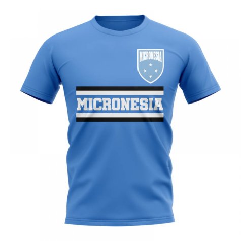 Micronesia Core Football Country T-Shirt (Sky)