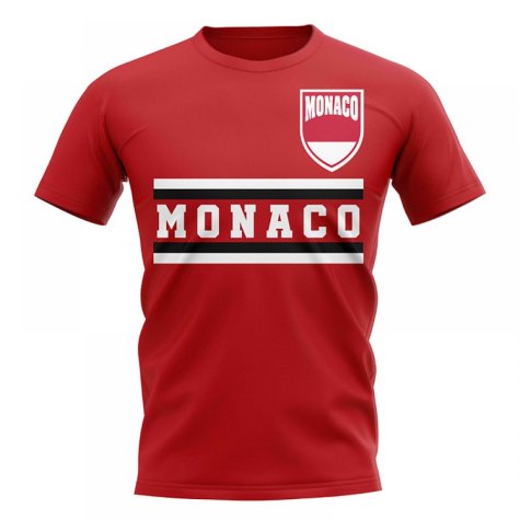 Monaco Core Football Country T-Shirt (Red)