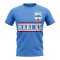 Mari El Core Football Country T-Shirt (Sky Blue)