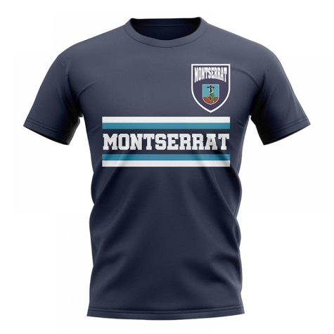 Montserrat Core Football Country T-Shirt (Navy)