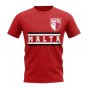 Malta Core Football Country T-Shirt (Red)