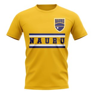 Nauru Core Football Country T-Shirt (Yellow)