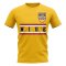 Niue Core Football Country T-Shirt (Yellow)