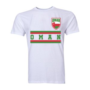 Oman Core Football Country T-Shirt (White)