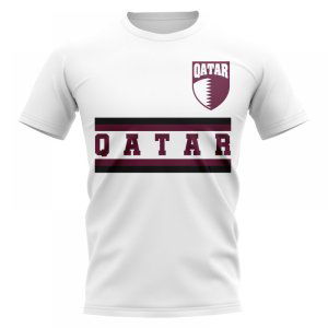 Qatar Core Football Country T-Shirt (White) Qatar Core Football Country T-Shirt (White)