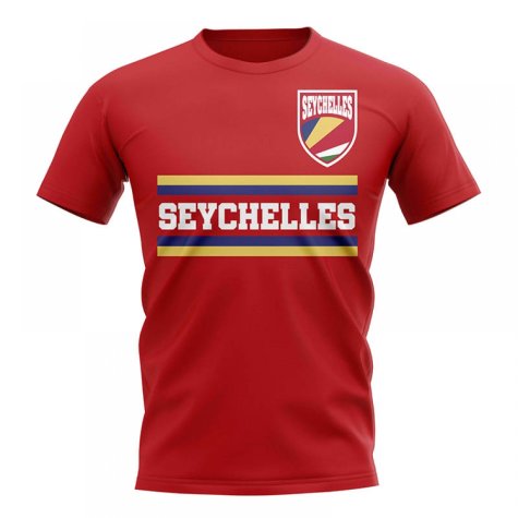 Seychelles Core Football Country T-Shirt (Red)