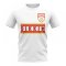 Sikkim Core Football Country T-Shirt (White)