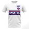 Slovakia Core Football Country T-Shirt (White)