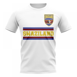 Swaziland Core Football Country T-Shirt (White)