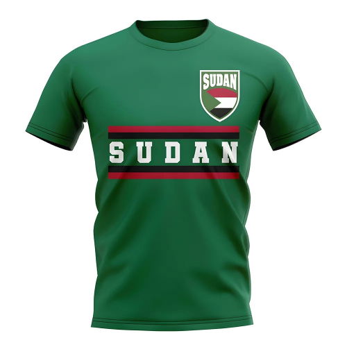 Sudan Core Football Country T-Shirt (Green)