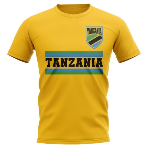 Tanzania Core Football Country T-Shirt (Yellow)