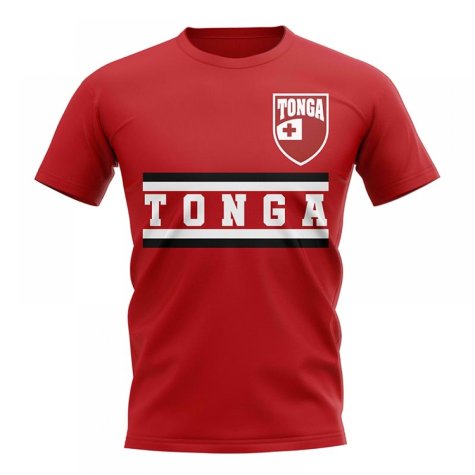 Tonga Core Football Country T-Shirt (Red)