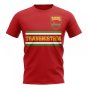 Transnistria Core Football Country T-Shirt (Red)