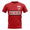 Tunisia Core Football Country T-Shirt (Red)