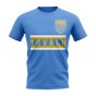 Tuvalu Core Football Country T-Shirt (Sky)