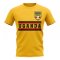Uganda Core Football Country T-Shirt (Yellow)