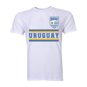Uruguay Core Football Country T-Shirt (White)