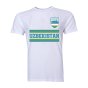 Uzbekistan Core Football Country T-Shirt (White)