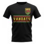 Vanuatu Core Football Country T-Shirt (Black)